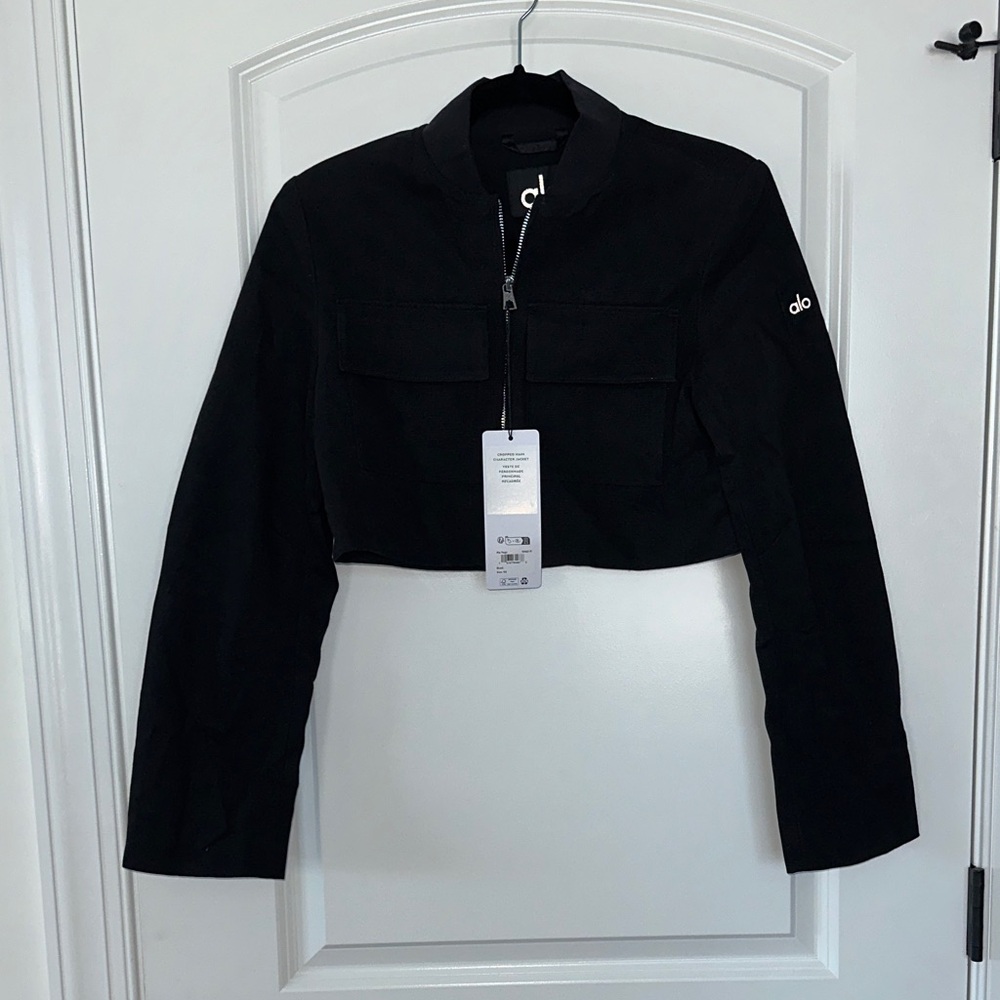 ALO NWT Cropped Main Character Jacket black XS